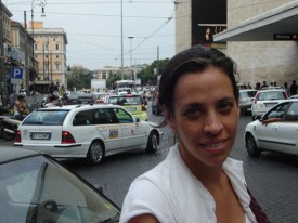 Lindsay Pollock, Editor of Art in America, from a 2007 photograph of taken from her Facebook page