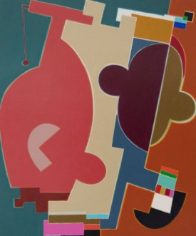 Laurie Fendrich, Delicate Feeling, 2010. Oil on canvas, 36 x 34 inches. Gary Snyder Project Space.