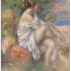Pierre Auguste Renoir, Bather at the Seaside, 1887. Oil on canvas, 16-1/4 x 12-3/4 inches. Courtesy of Hammer Galleries, New York