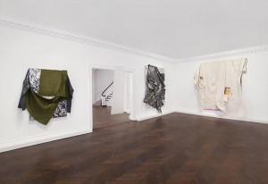 installation shot, David Hammons at L&M Arts, January 26 to March 4, 2011