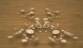 Cornelia Parker, Rorschach (Accidental III), 2006, Installation Shot, Courtesy D'Amelio Terras