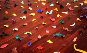 Joyce Robins, Untitled, 1993. Ceramic installation, dimensions variable. Courtesy of the Artist