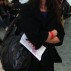 Independent curator Amanda G. Schneider, ever ready with a smile