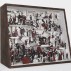 Marcel Dzama, Rebellion lay in her way, 2011. Diorama: wood, glass, cardboard, paper collage, watercolor, and ink, 21-1/2 x 25-1/4 x 12 inches. Courtesy of David Zwirner Gallery