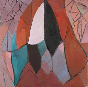 Deborah Rosenthal, Uphill and Down, 2010. Oil on linen, 38 x 38 inches. Courtesy of The Painting Center