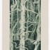 Inka Essenhigh, Spruce, 2010. Monotype printed from a steel matrix, 27-1/2 x 10 inches. Published by Pace Editions, Inc.?