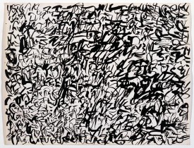Keith Haring, Untitled, 1978. Sumi Ink on paper, 20 X 26 inches. © Keith Haring Foundation.