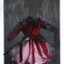 A 2011 graduate of the Pratt Institute: Jessica Soininen-Eddis, Ditch, 2010. Oil, velvet dress and lace tutu on canvas, 60 x 60 inches. Courtesy of the Artist
