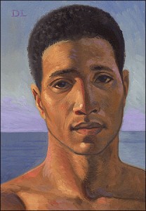 David Ligare, Untitled, 2000. Oil on panel, 7 x 5 inches. The Peterson Collection