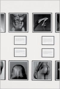 Glenn Ligon, Notes on the Margin of the Black Book, 1991-1993, Detail. Ninety-one offset prints, 11½ x 11½ inches each; seventy-eight text pages, 5¼ x 7¼ inches each. Solomon R. Guggenheim Museum, New York; gift of The Bohen Foundation. Courtesy of the artist and Regen Projects, Los Angeles © Glenn Ligon