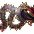 Daniel Wiener, Flame Meander, 2010. Apoxie-Sculpt, 51 x 30 x 2-1/2 inches. Courtesy of the Artist