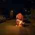 Kant Smith’s rear-illuminated painting, A Small Explosion, lit the night last October in Greenpoint, Brooklyn with Nuit Blanche New York. He will be exhibiting on Jersey Street during the festival.