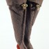 Eunah Kim, Eskimo Shoes, 2004. Jingle bells, sewn felt on high heels, 24 x 8 inches. Courtesy of the Artist