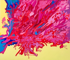 Oona Ratcliffe, Voracious, 2008. Acrylic on canvas, 72 x 84 inches. Courtesy of the artist