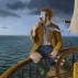 Sean Landers, Around the World Alone (Lord of the Seas), 2011. Oil on linen, 78 x 126 inches. Courtesy of Friedrich Petzel Gallery
