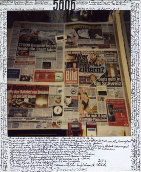 Horst Ademeit: untitled mixed media / polaroid, 11 x 9 cm Courtesy Galerie Susanne Zander, Cologne