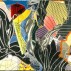 Frank Stella, The Fountain, 1992. Color woodcut, etching, aquatint, relief, drypoint, screenprint, collage, printed from three woodblocks, 7-1/2 x 23 feet. Collection of the National Gallery of Australia