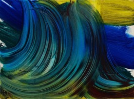 Andrea Belag, Shift, 2011. Oil on linen, 22 x 30 inches. Courtesy of the artist and Von Lintel Gallery, NY