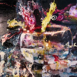 Catherine Howe, Night Painting (Phoenix), 2011. Oil and beeswax on linen, 40 x 40 inches. Courtesy of the artist and Von Lintel Gallery, NY