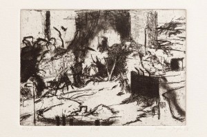 Jane Joseph, Plot, 1986. Etching, 14.5 x 20.3 cm. Courtesy of the Artist