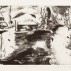 Jane Joseph, Dividing River, 1985. Etching, 13 x 19.9 cm. Courtesy of the Artist