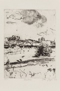 Jane Joseph, Feather (from "The Truce"), 2002. Etching, 16.3 x 12.5 cm. Courtesy of the Artist