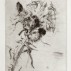 Jane Joseph, Thistle, 2001. Drypoint, 13.9 x 9.7 cm. Courtesy of the Artist