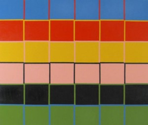 Stephen Westfall, My Beautiful Laundrette, 2008. Oil on canvas, 30 x 36 inches. Courtesy of Lennon, Weinberg, Inc.