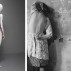 Shaun Leane for Alexander McQueen, “Spine” Corset, aluminum and leather, from the Untitled collection, 1998. Courtesy of Alexander McQueen, and right, Francesca Woodman, Untitled, New York, 1979-1980. Gelatin silver print, 5-3/4 x 5-3/4 inches. Courtesy of George and Betty Woodman