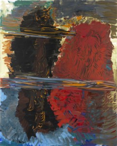 Per Kirkeby, Untitled, 2011. Tempera on canvas, 78-3/4 x 63 inches (200 x 160 cm). Courtesy Michael Werner Gallery, New York