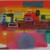 Richard Timperio, Sunliner, 2011. Acrylic on canvas, 34-1/2 x 68-3/4 inches. Courtesy of Art 101.