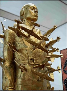 Michael Richards, Tar Baby vs St Sebastian, 1999. Estate of the Artist