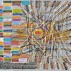 Loren Munk, SOHO Map, 2005-06. Oil on linen, 60 x 72 inches. Lesley Heller Fine Art