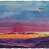 Graham Nickson, Todi Sunrise, 2006. Watercolor on paper, 22 x 30 inches. Courtesy of Knoedler & Company