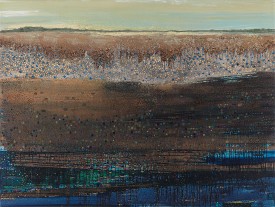 Anne Neely, Mopang, 2010. Oil on linen, 60 x 80 inches. Courtesy of Lohin Geduld Gallery