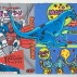 Gary Panter, Untitled (Robot). Acrylic on paper. Courtesy Fredericks & Freiser, New York