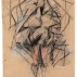 Willem de Kooning, Woman,1951. Charcoal and pastel on paper, 21-1/2 x 16 inches. Private collection © 2011 The Willem de Kooning Foundation/Artists Rights Society (ARS), New