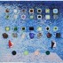 Jack Whitten, Apps for Obama, 2011. Acrylic on Hollow Core Door, 84 x 91 inches. Courtesy of Alexander Gray Associates