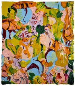 Charles Andresen, Densities of Intensities, 2009. Acrylic on canvas, 38 x 33 inches. Courtesy of Guided by Invoices