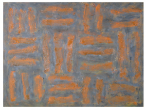 Pat Passlof, Eighth House #4, 2004. Oil on linen, 30 x 40 inches. Courtesy of Elizabeth Harris Gallery