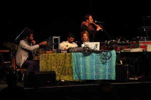 Tarek Atoui, Visiting Tarab, 2011. A Performa Commission. Photo: Paula Court. Courtesy of Performa