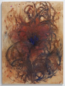 Bianca Beck, Dance Painting, 2011. Oil on panel, 24 x 18 inches. Courtesy of Rachel Uffner Gallery