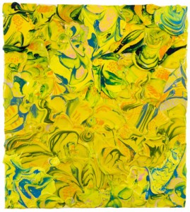 Charles Andresen, Gelb, 2007. Acrylic on canvas, 38 x 33 inches. Courtesy of Guided by Invoices