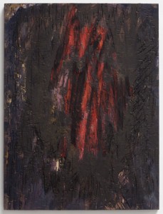 Bianca Beck, Untitled, 2011. Oil and ink on panel, 16 x 12 inches. Courtesy of Rachel Uffner Gallery