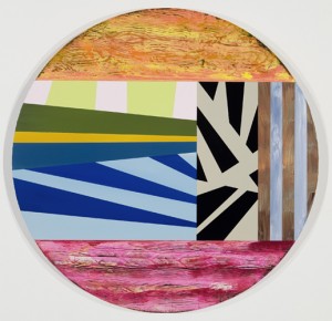 A.A. Rucci, Jelly Belly Racer, 2011. Acrylic on linen over panel, 24 x 24 inches. Courtesy of Coleman Burke Gallery