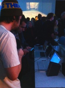 Opening night of the exhibition under review. Photo: Carla Gannis for artcritical