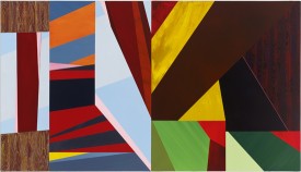 A.A. Rucci, OnceUponATimeInAmerica, 2010 acrylic on canvas over panel 32 x 56 inches. Courtesy of C24 Gallery