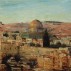 Ludwig Blum, Temple Mount and the Western Wall?, 1943?. Oil on canvas?, 32 x 46 cm. ?Private Collection. Courtesy of the Museum of the Biblical Image, New York