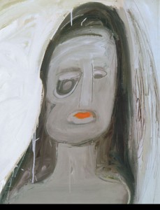 Eva Hesse, Untitled, 1960. Oil on canvas, 36 x 36 inches The Rachofsky Collection
