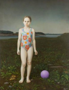 Brett Bigbee, Abby, 2005 – 2010. Oil on linen, 70-1/32 x 53-7/8 inches. Courtesy of Alexandre Gallery